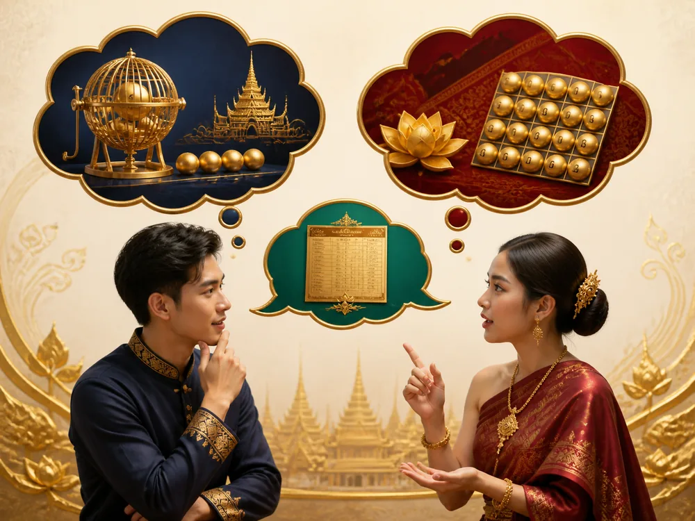 คนสองคนสนทนาตอบคำถามที่พบบ่อยเกี่ยวกับหวยฮานอย